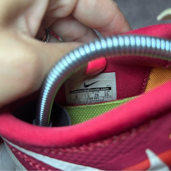 Nike Free Run 5.0 Running Shoes 642199-601 Womens sz 8 - red/green - Picture 8 of 8